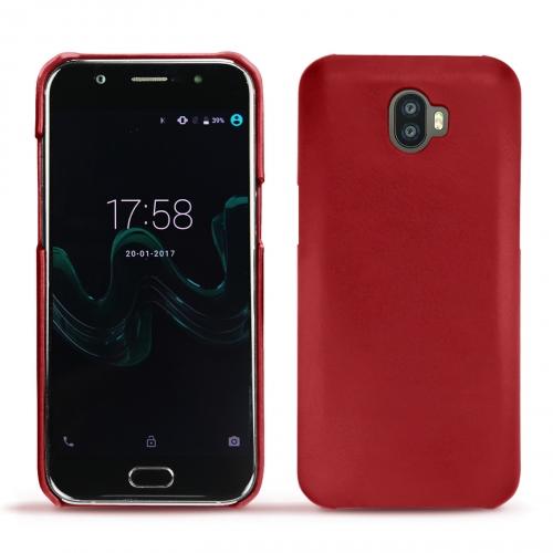 Lederschutzhülle Wiko WimRouge ( Nappa - Pantone #d50032 ) 