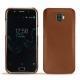 Coque cuir Wiko Wim - Marron ( Nappa - Pantone 1615C ) 