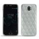 Custodia in pelle Wiko Wim - Gris - Couture ( Nappa - Pantone W428C ) 