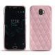 Custodia in pelle Wiko Wim - Rose - Couture ( Nappa - Pantone 2365C ) 