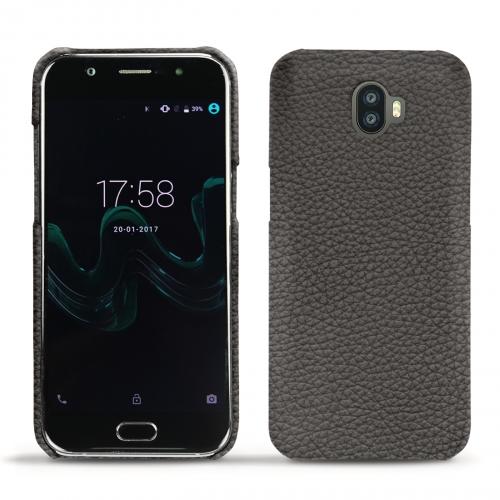 Funda de piel Wiko WimAnthracite ( Pantone #41403c ) 