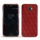 Custodia in pelle Wiko Wim - Tomate - Couture ( Pantone 187C ) 