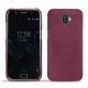가죽 커버 Wiko Wim - Prune vintage ( Pantone 512C ) 