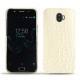 Coque cuir Wiko Wim - Crocodile milk