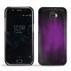 Coque cuir Wiko Wim - Violet Patine