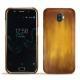Coque cuir Wiko Wim - Doré Patine
