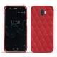 Lederschutzhülle Wiko Wim - Rouge troupelenc - Couture
