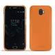Capa em pele Wiko Wim - Orange PU