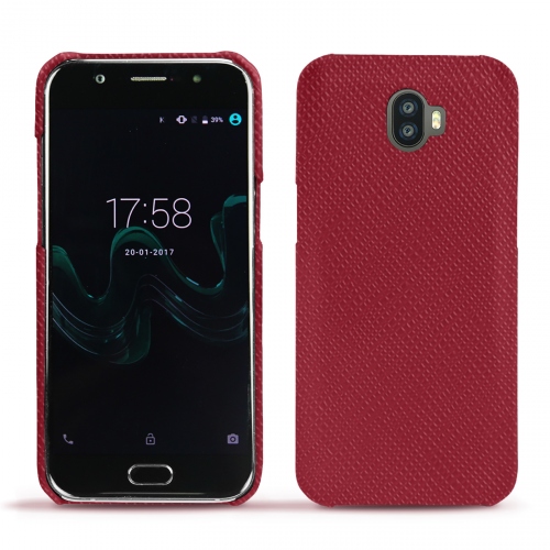 Custodia in pelle Wiko WimRouge passion ( Pantone #a6192e ) 