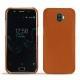 Lederschutzhülle Wiko Wim - Orange vibrant