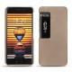 Coque cuir Meizu Pro 7 Plus - Taupe vintage ( Pantone 7530C ) 