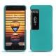 Coque cuir Meizu Pro 7 Plus - Bleu fluo