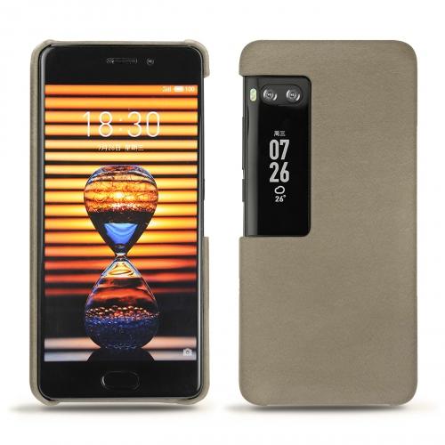 Meizu Pro 7 Plus - Habillez votre appareil mobile avec des housses, étuis, coques de luxe en cuir Darboun sabla ( Pantone #BCB1A1 )