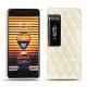 Custodia in pelle Meizu Pro 7 Plus - Blanc - Couture ( Bologna - White ) 
