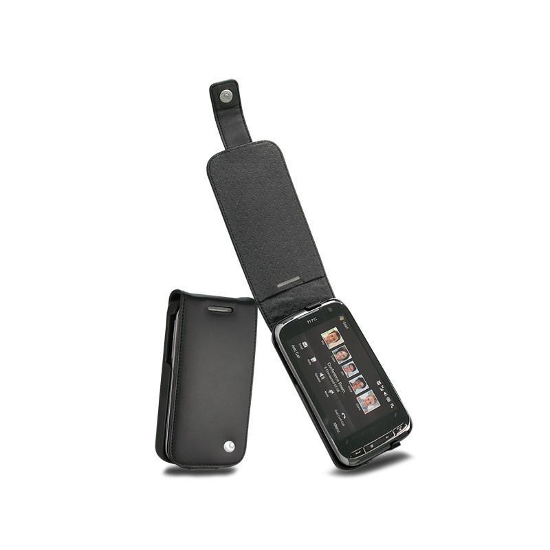 Custodia in pelle HTC Touch Pro2  - Noir ( Nappa - Black ) 