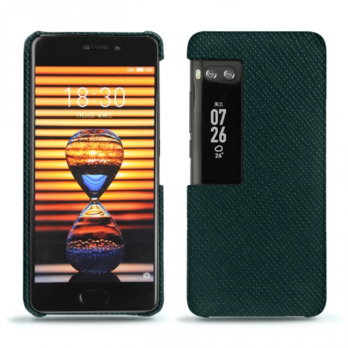 Meizu Pro 7 Plus - Habillez votre appareil mobile avec des housses, étuis, coques de luxe en cuir Vert séduisant ( Pantone #1d3c34 ) 