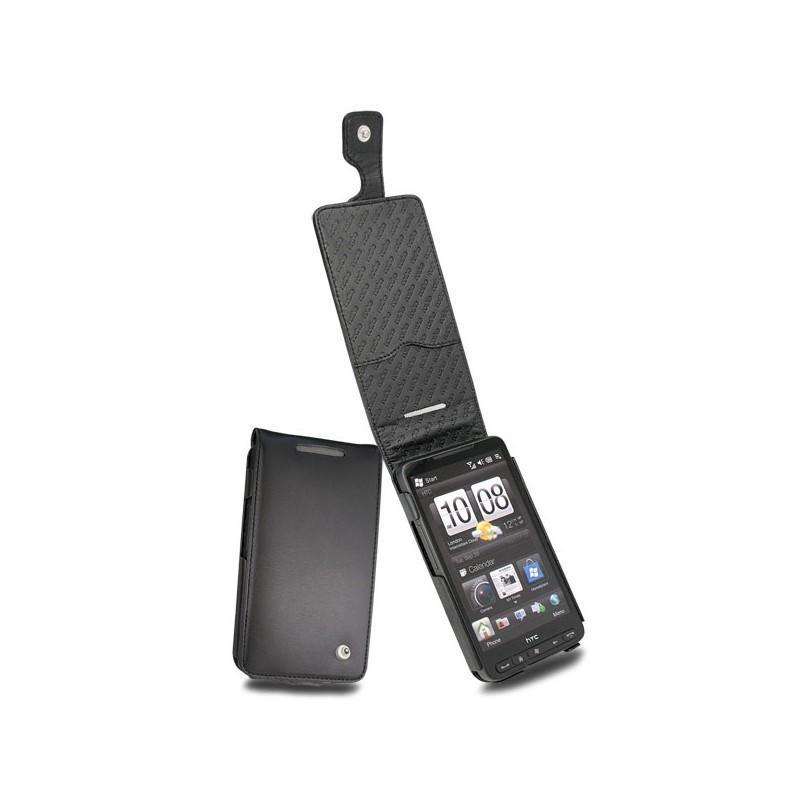 Lederschutzhülle HTC Leo - HTC Touch HD2  - Noir ( Nappa - Black ) 
