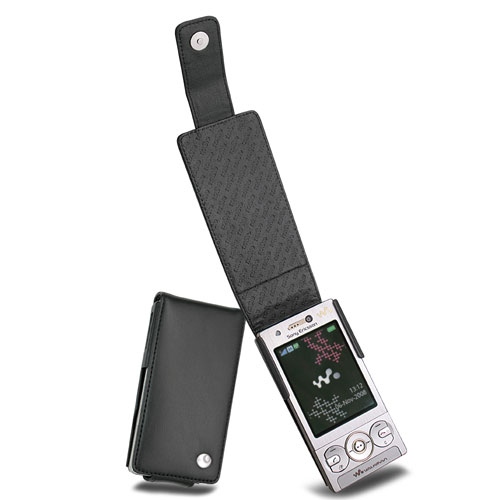 Capa em pele Sony Ericsson W705 - W715 