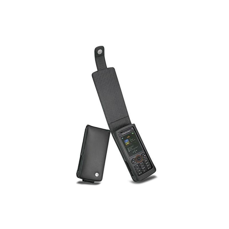 Lederschutzhülle Sony Ericsson W902  - Noir ( Nappa - Black ) 