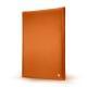 Porte Bloc Note - A4 - Griffe 1 - Orange ( Nappa - Pantone 1495U ) 