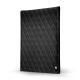 Case for an A4 size note pad - Griffe 1 - Noir - Couture ( Nappa - Black ) 