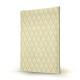 Porte Bloc Note - A4 - Griffe 1 - Ivoire - Couture ( Sleek P C12 - White ) 