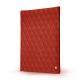Porte Bloc Note - A4 - Griffe 1 - Papaye - Couture ( Pantone 180C ) 
