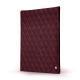 A4便签夹套 - Griffe1 - Lie de vin - Couture ( Pantone 5115C ) 