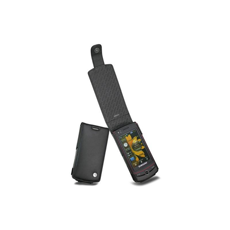レザーケース Samsung Tocco Ultra Touch S8300  - Noir ( Nappa - Black ) 
