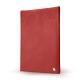 Case for an A5 size note pad - Griffe 1 - Cerise vintage ( Pantone 185C ) 
