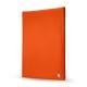Porte Bloc Note - A5 - Griffe 1 - Orange fluo
