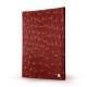 Case for an A5 size note pad - Griffe 1 - Autruche ciliegia