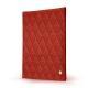 Notizzettel-Spender DIN A5 - Griffe 1 - Papaye - Couture ( Pantone 180C ) 