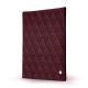 A5サイズノートパッド用ケース - Griffe 1 - Lie de vin - Couture ( Pantone 5115C ) 