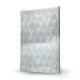 Case for an A5 size note pad - Griffe 1 - Platinium - Couture