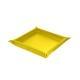 Vaciabolsillos de piel - M - Jaune fluo