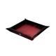 Cesto em pele - M - Rouge Patine