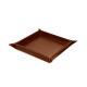 Ablage aus Leder - M - Marron PU