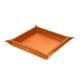 Cesto em pele - L - Orange ( Nappa - Pantone 1495U ) 