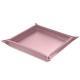 Ablage aus Leder - XL - Rose ( Nappa - Pantone 2365C ) 