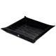 Ablage aus Leder - XL - Crocodile nero