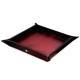 Vide poche en cuir - XL - Rouge Patine