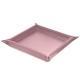 Ablage aus Leder - XL - Rose PU