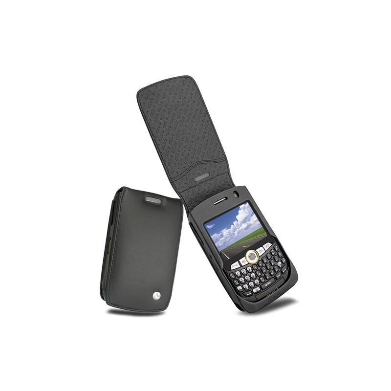 Housse cuir BlackBerry Curve 8350i  - Noir ( Nappa - Black ) 