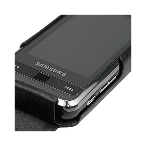                                                         Housse cuir Samsung SGH-i900 Omnia 
                                                      