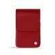 Astuccio pelle per pacchetto di sigarette - Rouge ( Nappa - Pantone 199C ) 