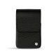 Lederetui für Zigatettenpakete - Ebène ( Sleek P C12 - Black ) 