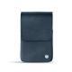 Etui cuir pour paquet de cigarettes - Jean vintage ( Roughtcut - Pantone 285U  ) 
