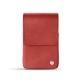 Etui cuir pour paquet de cigarettes - Cerise vintage ( Pantone 185C ) 