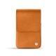 Astuccio pelle per pacchetto di sigarette - Mandarine vintage ( Pantone 165C ) 